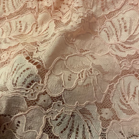 Powder pink lace toddler dress - Picture 5 of 9